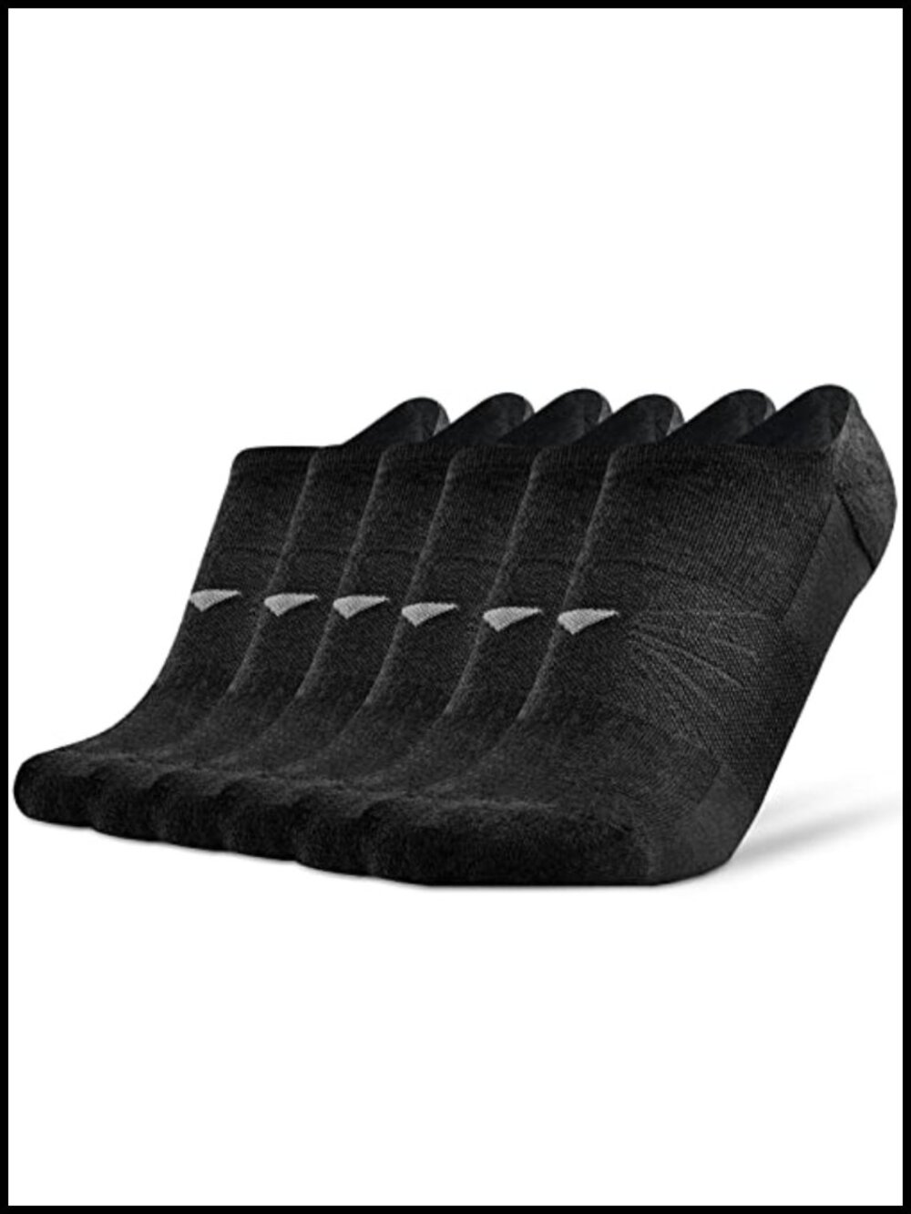 Merino Wool Blend No Show Running Socks Cushioned Arch Support Athletic